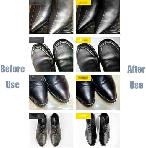 Black Leather Shoe Polish & Repair Cream - Liquid Shoe Polish