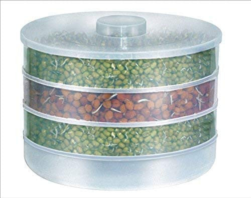 4-Layer Plastic Sprout Maker Box for Fresh Organic Home Sprouts