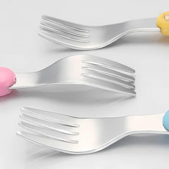 3-Piece Spoon, Fork & Knife Cutlery Set with Carry Case