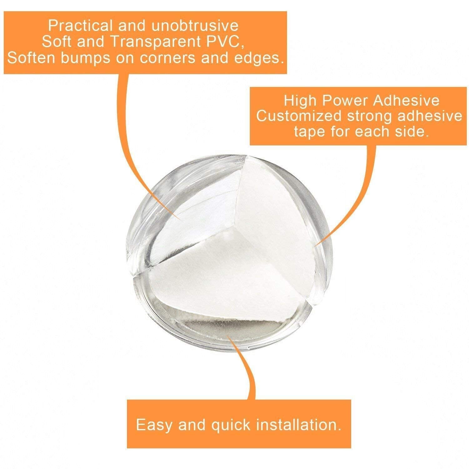Round Edge Protector Set (4 pcs) Baby Safety Corner Guards