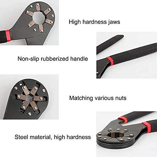 8-Inch Bionic Adjustable Hex Wrench by LoggerHead Tools