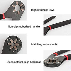 8-Inch Bionic Adjustable Hex Wrench by LoggerHead Tools
