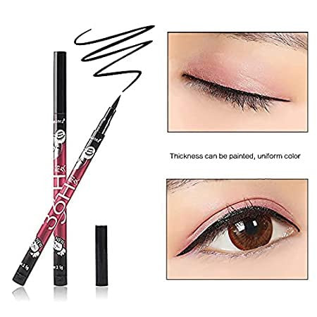 Mapperz Waterproof Black Eyeliner Pencil - 24H Smudge-Proof & Quick Dry - 1 Pc