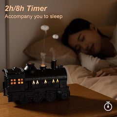 Retro Train Essential Oil Diffuser & Humidifier for Aromatherapy