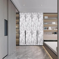 Elegant White Marble Foil (TA-026) for Stylish Surface Finishes
