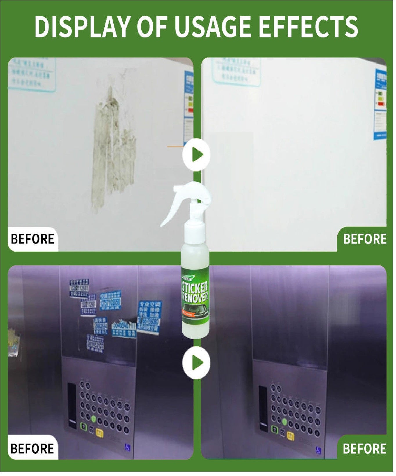 Effective Sticker Remover Spray for Easy Surface Cleaning