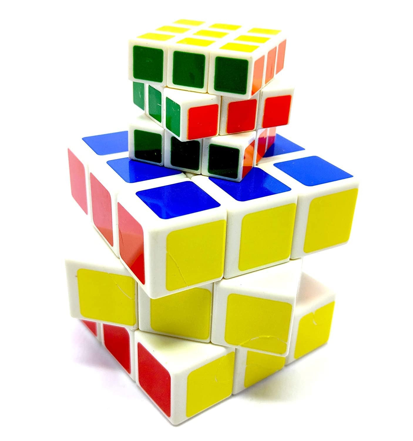 2 PIs Magic Cube Combo Set: High-Speed 3x3 & 3x3 Small Puzzles