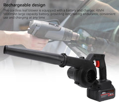 2-in-1 Electric Leaf Blower & Vacuum Cleaner for Yard Cleanup