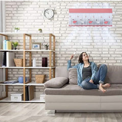 Premium 1.5 Ton Jacquard AC Dust Cover for Indoor Summer Use