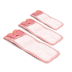 3Pc Remote Cover Set with Bow Knot for TV & AC Remotes