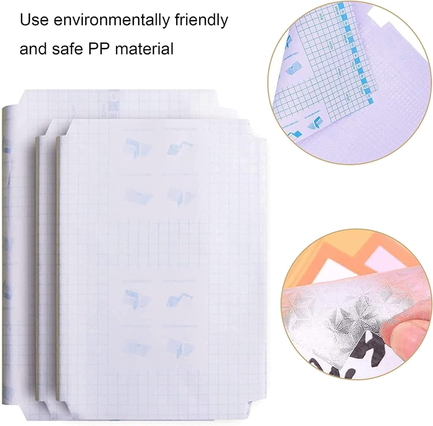 Set of 30 Transparent A4 Book Covers for Protection and Crafting