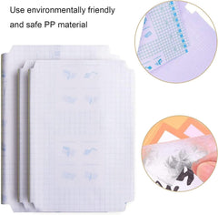 Set of 30 Transparent A4 Book Covers for Protection and Crafting