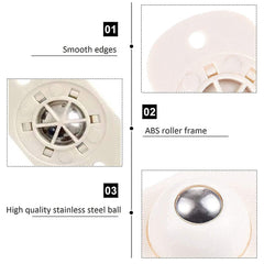 360° Swivel Casters Wheels for Furniture & Storage Boxes (4Pcs)