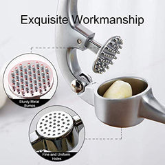 Fulminare Stainless Steel Garlic & Ginger Press - Easy Mince & Crush Tool