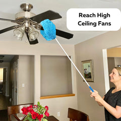 Fan Blade Cleaner Mop - Microfiber Feather Duster for Easy Fan Cleaning