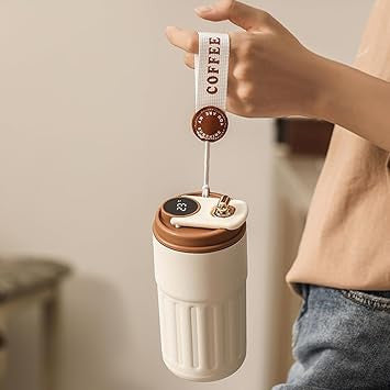 Insulated 450ml Temperature Display Coffee Mug