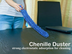 Extendable Microfiber Fan & Home Dusting Brush for Ceiling, Floor & Car