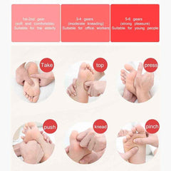 EMS Foot Massager with 8 Modes, 19 Intensity Levels, Blood Circulation