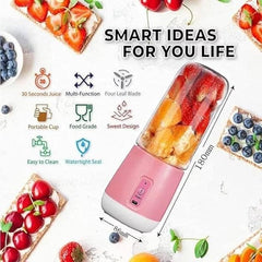 Portable Mini Electric Juicer & Blender with Shaker Bottle