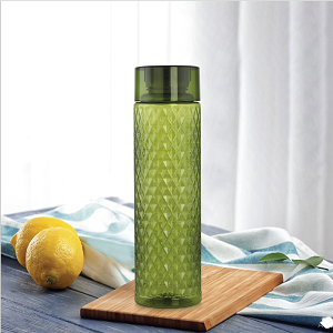 Crystal H2O 1L BPA-Free Plastic Water Bottle for Kids & Adults