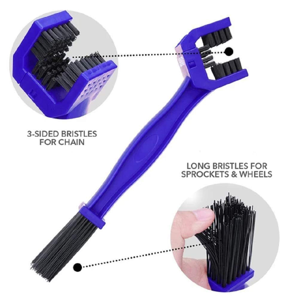 Kavacha Multi-Purpose Bike & Motorcycle Chain Cleaning Brush