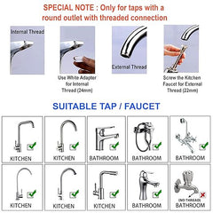 Switch Turbo Flex 360° Rotatable Kitchen Sink Faucet with Splash Filter