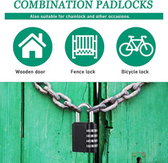 Secure 4-Digit Combination Luggage Lock for Travel & Gym Lockers