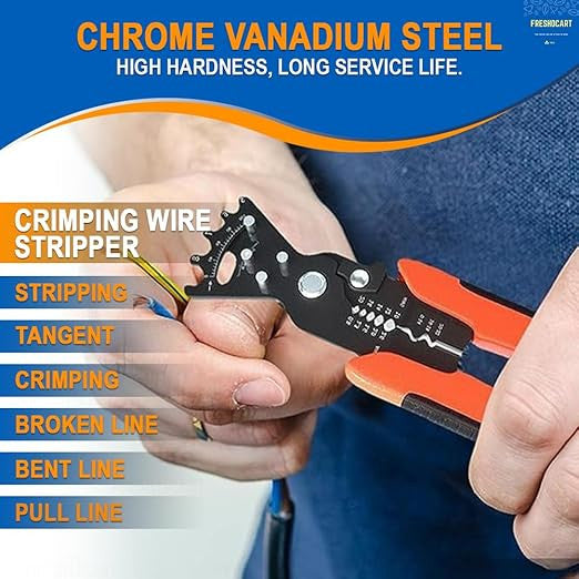 5-in-1 Multifunctional Wire & Cable Stripper Tool