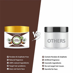 Organic Coconut Hair Mask for Deep Nourishment and Shine