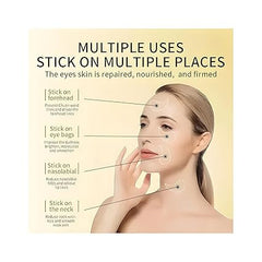 24K Gold Under Eye Patches for Dark Circle Removal