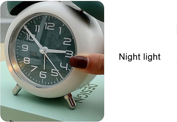 Matt Bell Green Alarm Clock - Stylish Wake-Up Essential