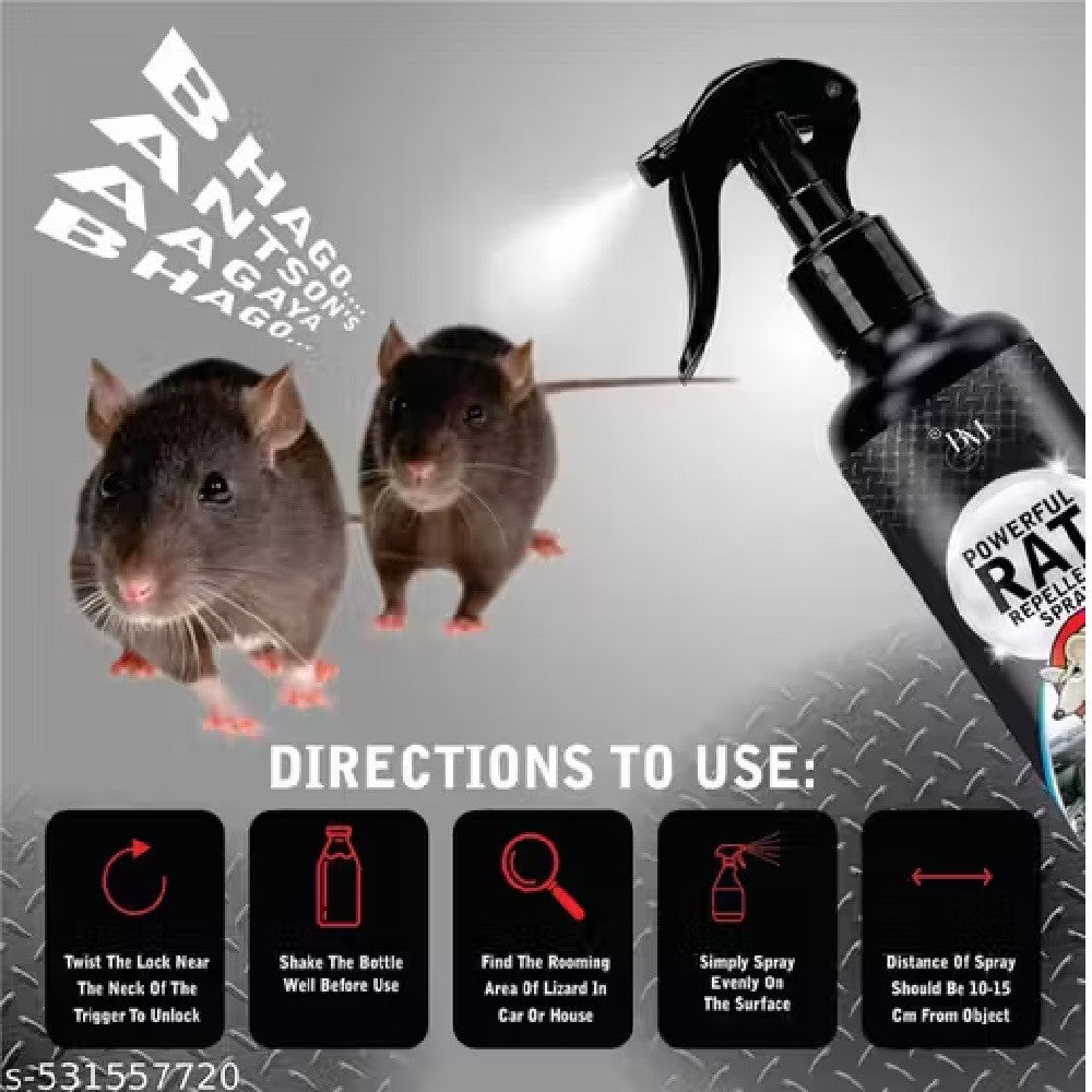 Effective Rat Repellent Spray for Home and Garden Protection