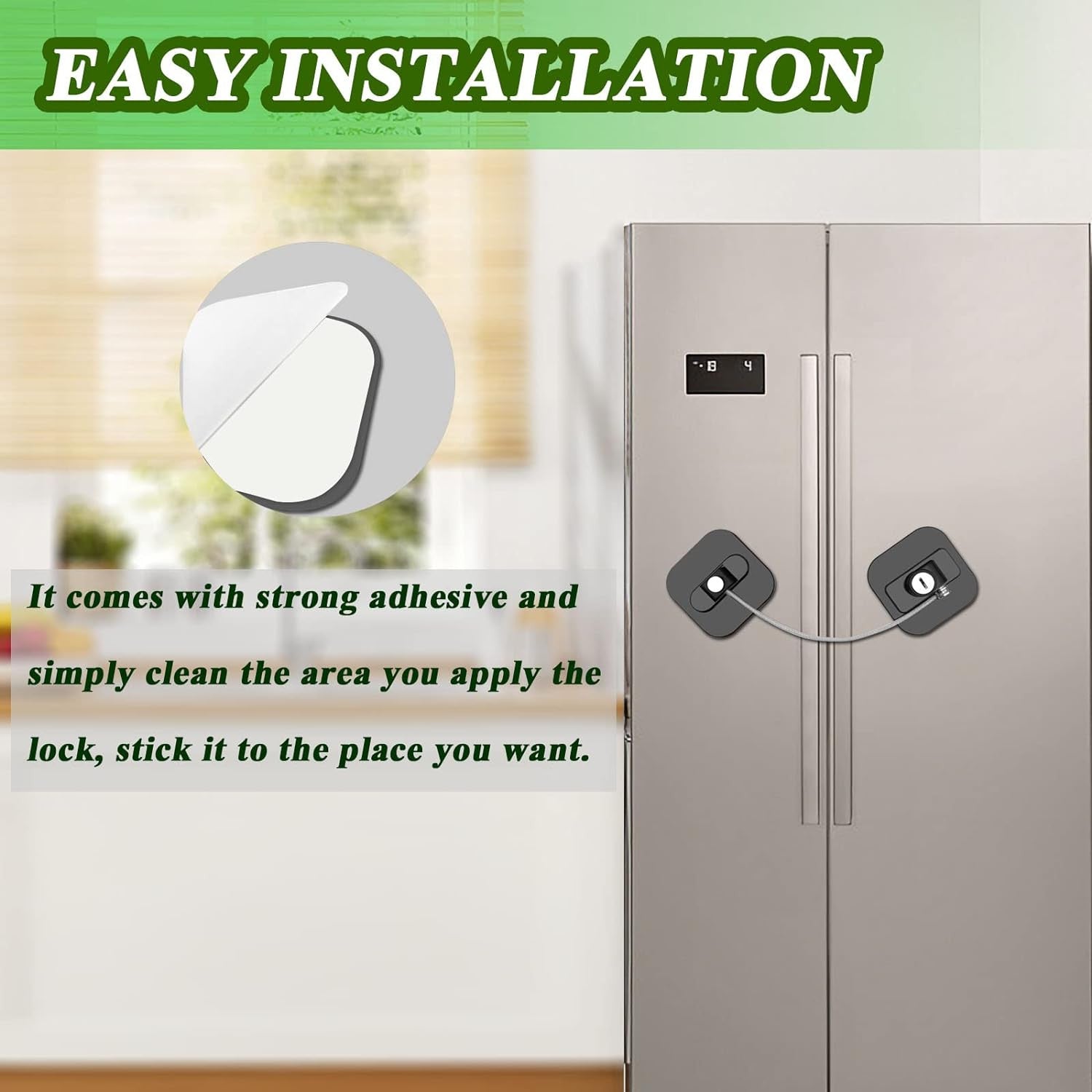 Child Safety Door Lock with Keys – Secure & Easy to Use