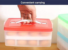 Premium 24-Grid Egg Storage Box with Airtight & Space-Saving Design