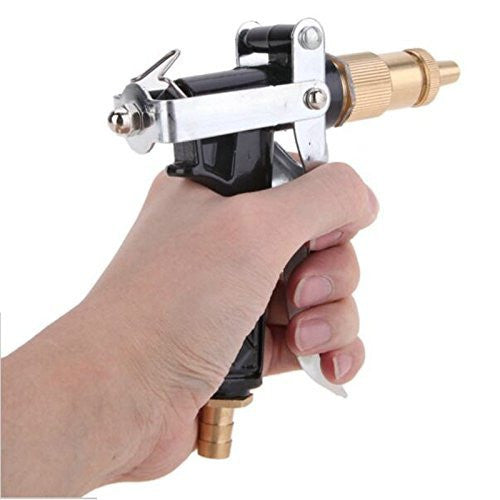 Brass High Pressure Water Spray Gun with Adjustable Nozzle and Metal Trigger