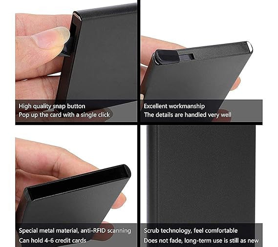 ATN Slim RFID Credit Card Holder & Card Case for Secure Storage