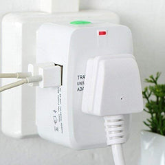 Universal Travel USB Adapter with Multi-Region Plug and Surge Protection