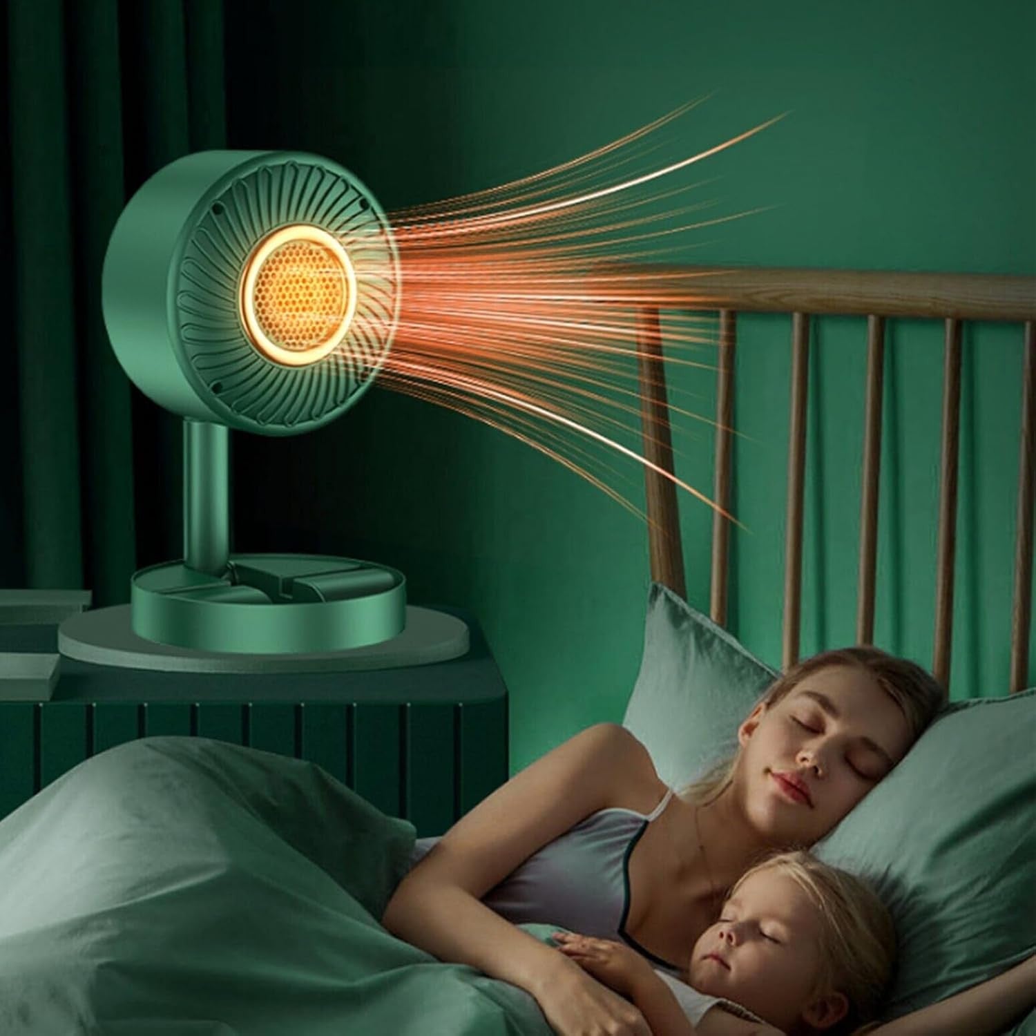 Compact Foldable Space & Desk Heater – Portable & Space-Saving