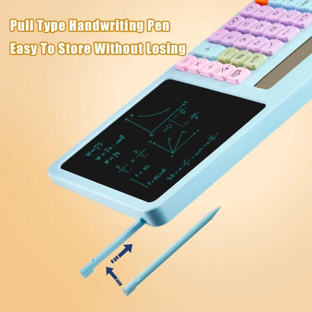 12-Digit LCD Writing Tablet with Notepad & Calculator