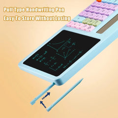 12-Digit LCD Writing Tablet with Notepad & Calculator