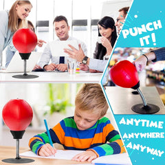 Desk Punching Ball for Stress Relief, Desktop Punch Bag, Fun & Durable