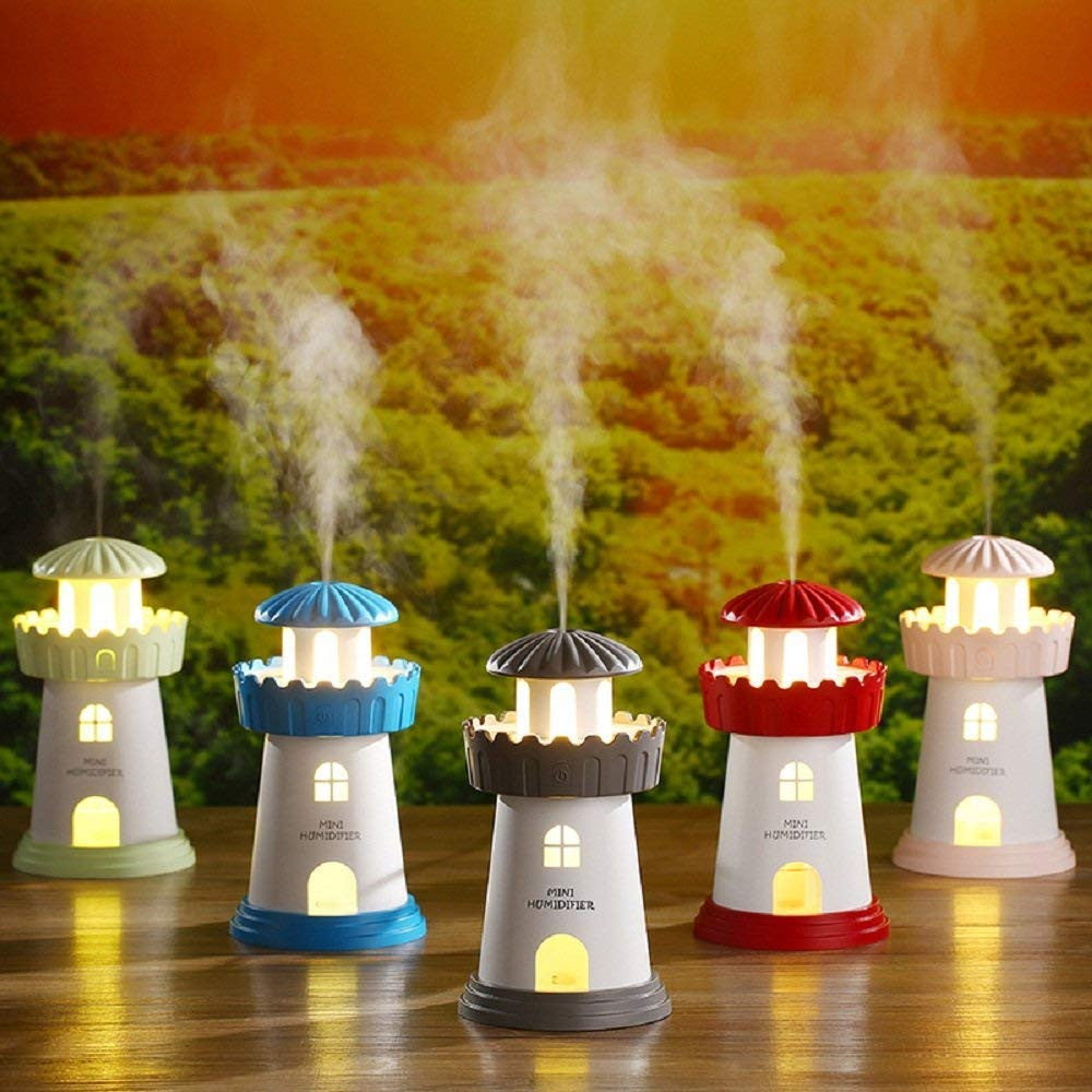 Lighthouse Cool Mist Humidifier & Air Purifier with Auto Safety