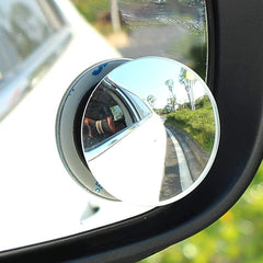 HD Frameless Blind Spot Mirror with Adjustable Swivel for Wide-Angle Visibility