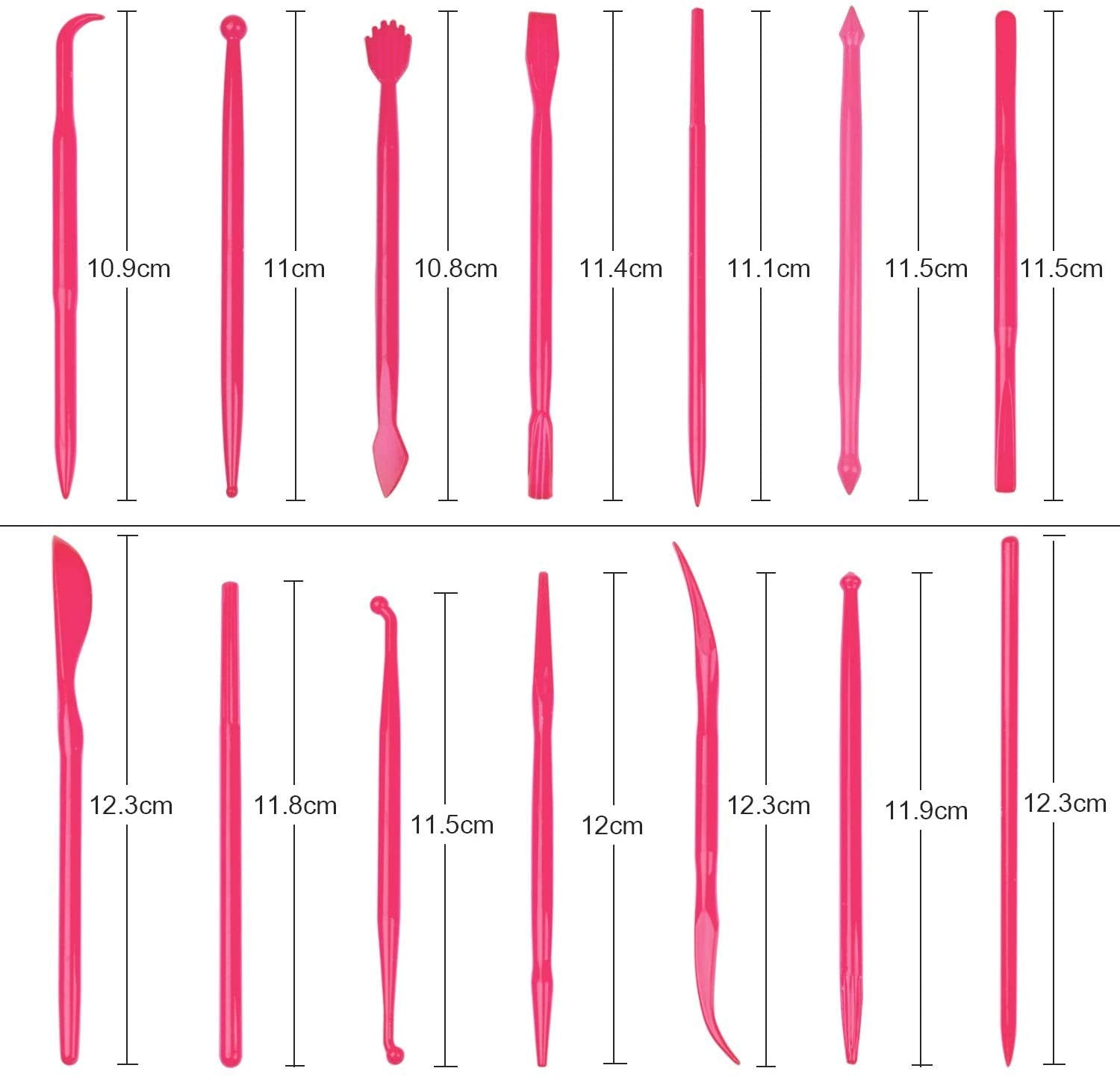 8-Piece Cake Decoration Set with 16 Shapes for Baking and Crafting