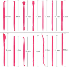 8-Piece Cake Decoration Set with 16 Shapes for Baking and Crafting