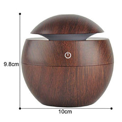Dark Wooden Aroma Diffuser & Humidifier for Bedroom & Office