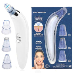 DermaSuction Blackhead & Pore Cleaner Kit with 4 Tips, Adjustable Intensity