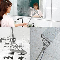 Multifunctional 2-in-1 Magic Broom Wiper for Floors, Windows & Kitchen