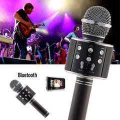 Wireless Bluetooth Round Microphone for Karaoke and Events