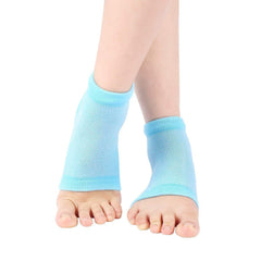 Gel Blue Heel Socks for Cracked Heel & Pain Relief - Men & Women